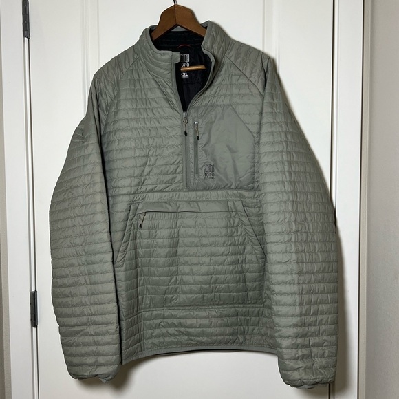 Topo Designs Men’s Global Puffer Gray Pullover Jacket XXL - Picture 7 of 7